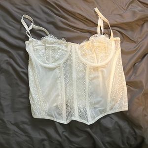 White Corset Top